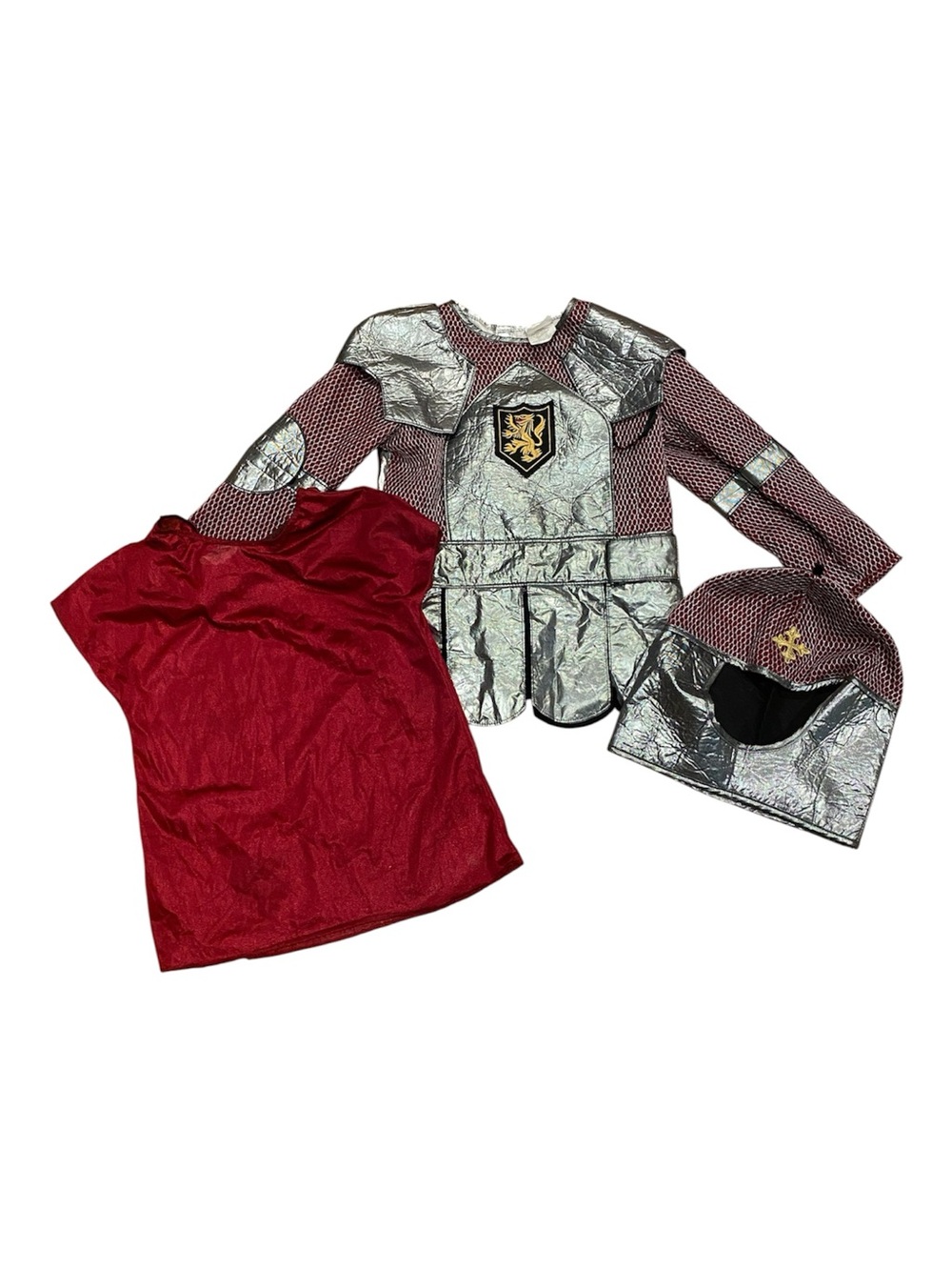 Knight Medieval Kids Halloween Costume Small 5-6 yr Boys Dress Up 3 Piece Set